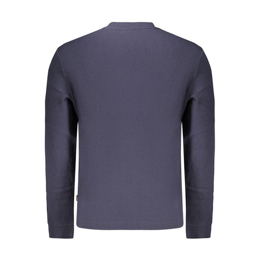 Blue Cotton Mens Shirt
