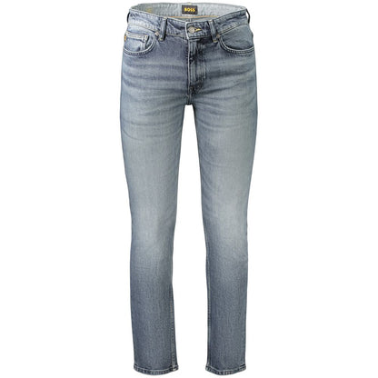 Blue Cotton Men's Jeans