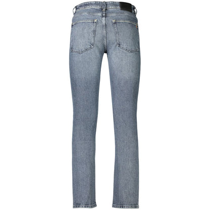 Blue Cotton Men's Jeans