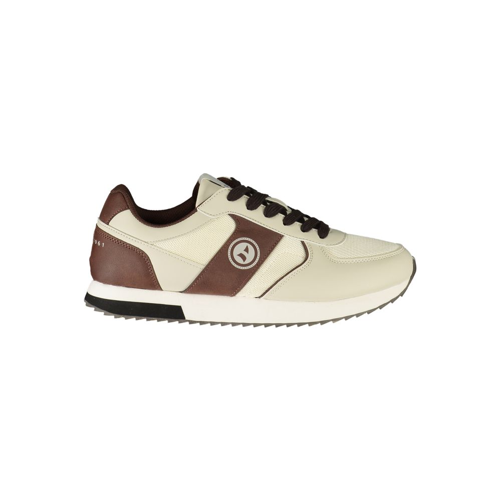 White Polyurethane Men's Sneaker