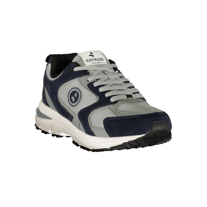 Blue Polyurethane Men's Sneaker