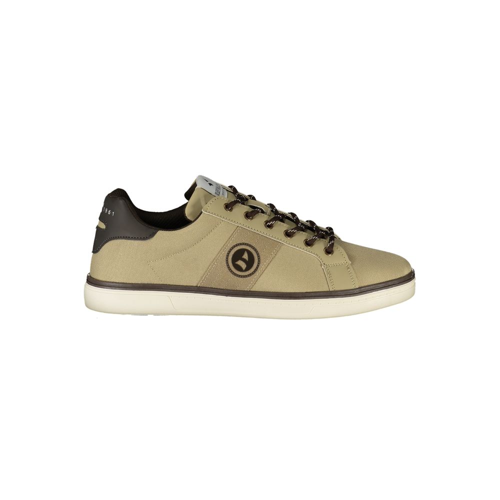 Beige Polyester Men's Sneaker