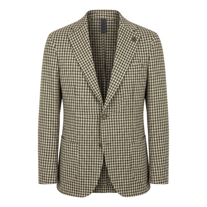 Green Viscose Men's Jacket