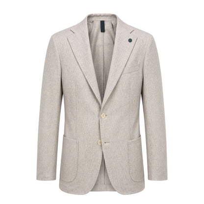 Grey Wool Men Jacket