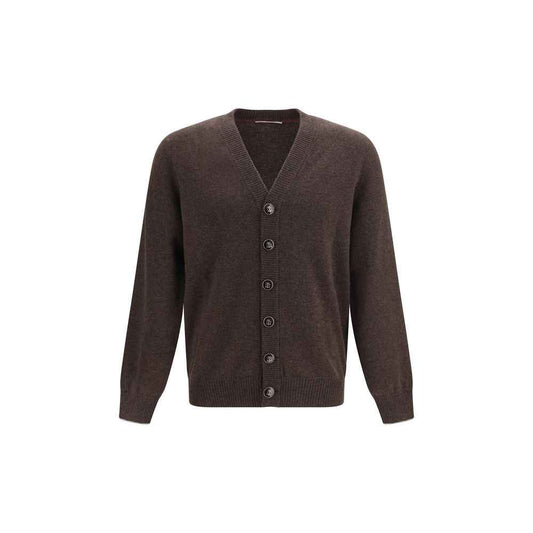 Brown Cashmere Cardigan