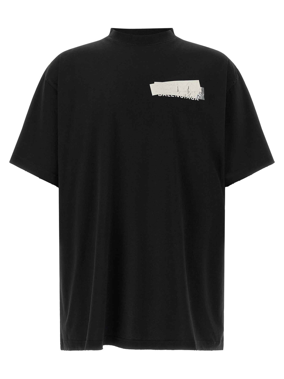 Black Cotton T-Shirt