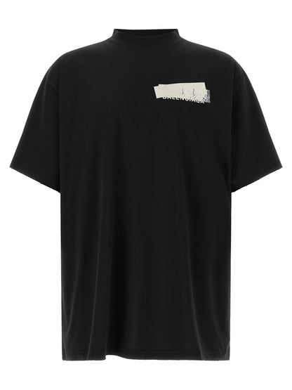 Black Cotton T-Shirt