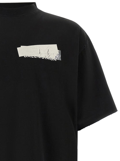 Black Cotton T-Shirt