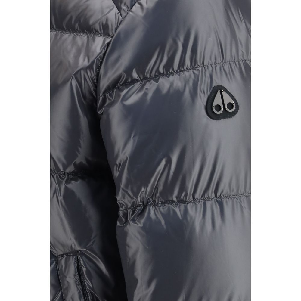 Gray Nylon Bomber