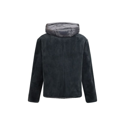 Gray Nylon Shell Jacket