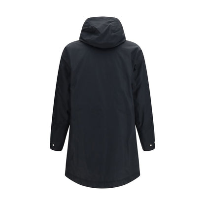 Black Polyester Parka