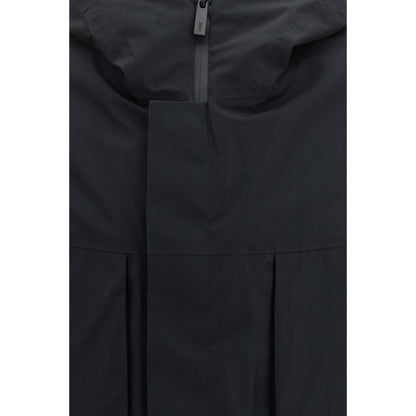 Black Polyester Parka