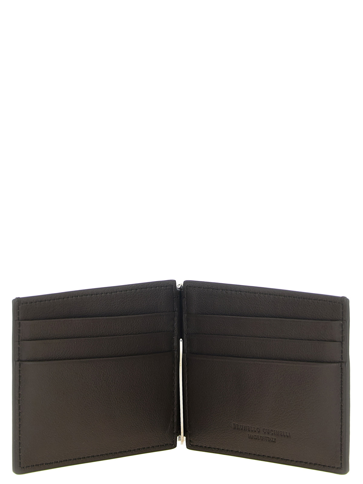 Brown Calfskin Money Clip