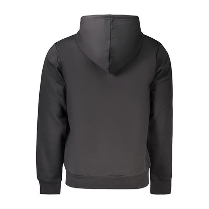 Black Cotton Men's Sweatshirt