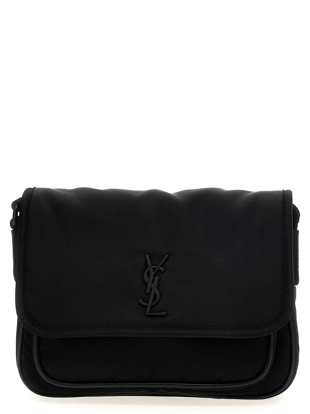 Black Polyamide Crossbody Bag