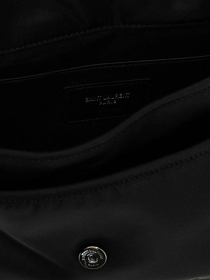 Black Polyamide Crossbody Bag