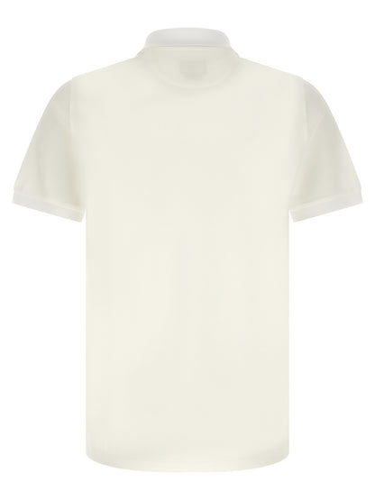 White Cotton Polo Shirt
