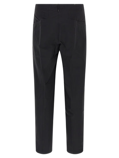 Black Nylon Athletic Pants