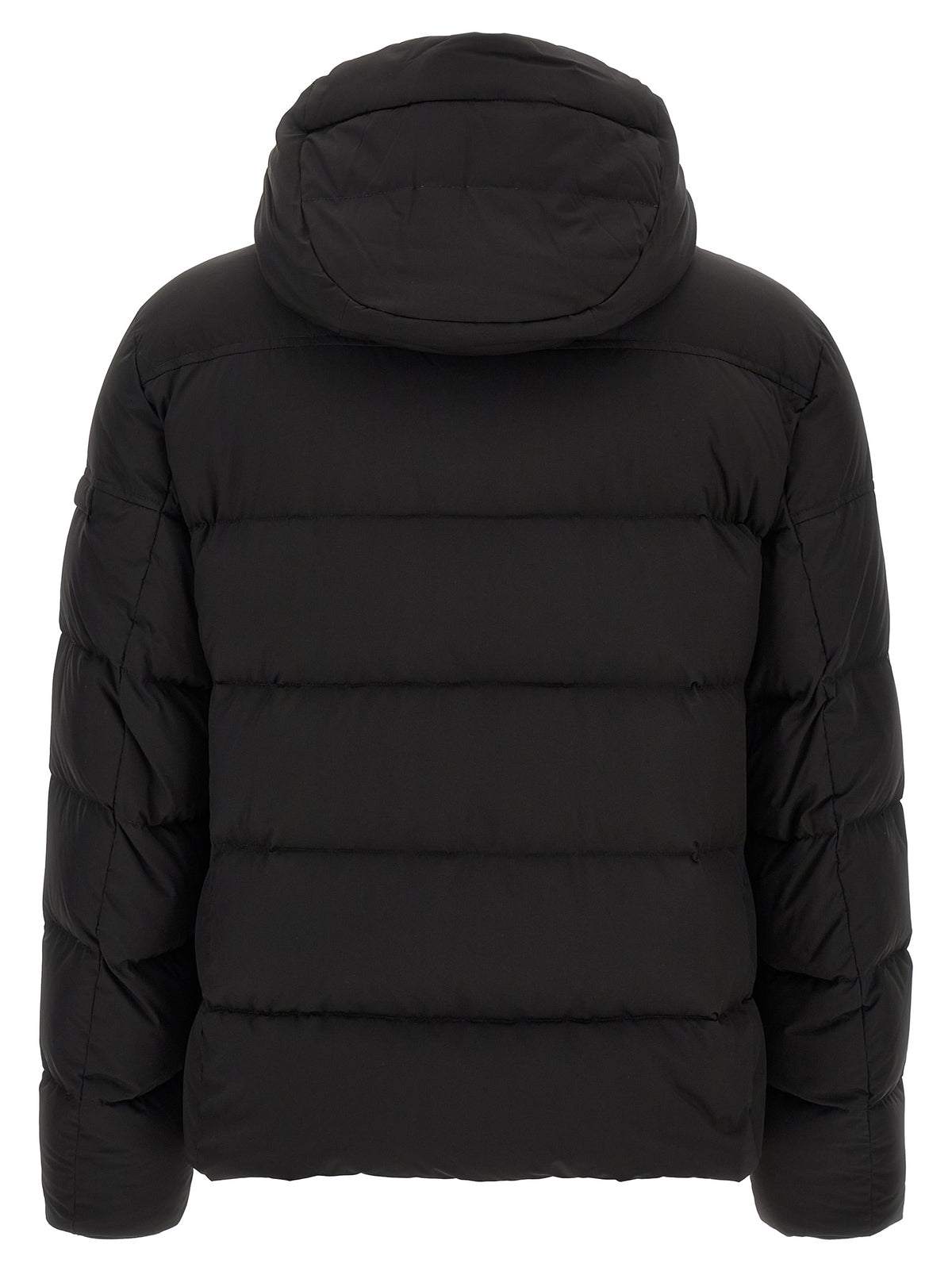 Black Wool Bomber