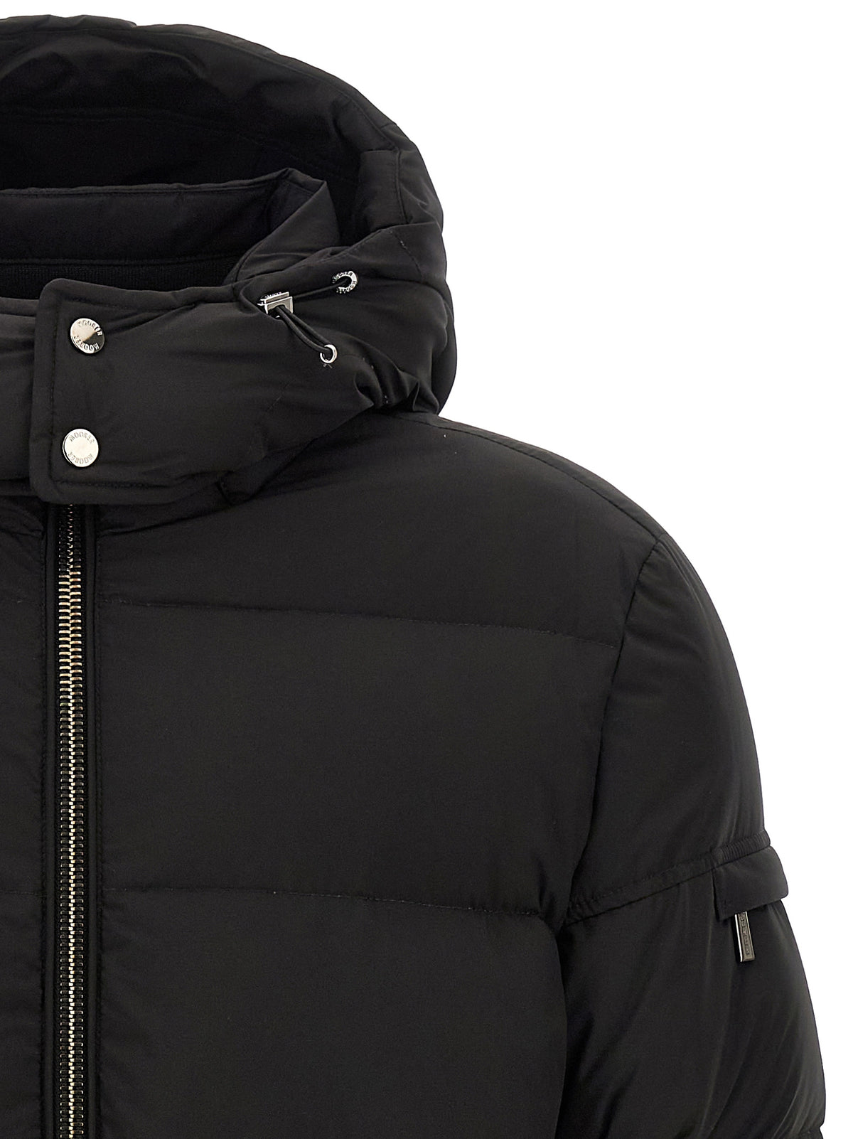 Black Wool Bomber