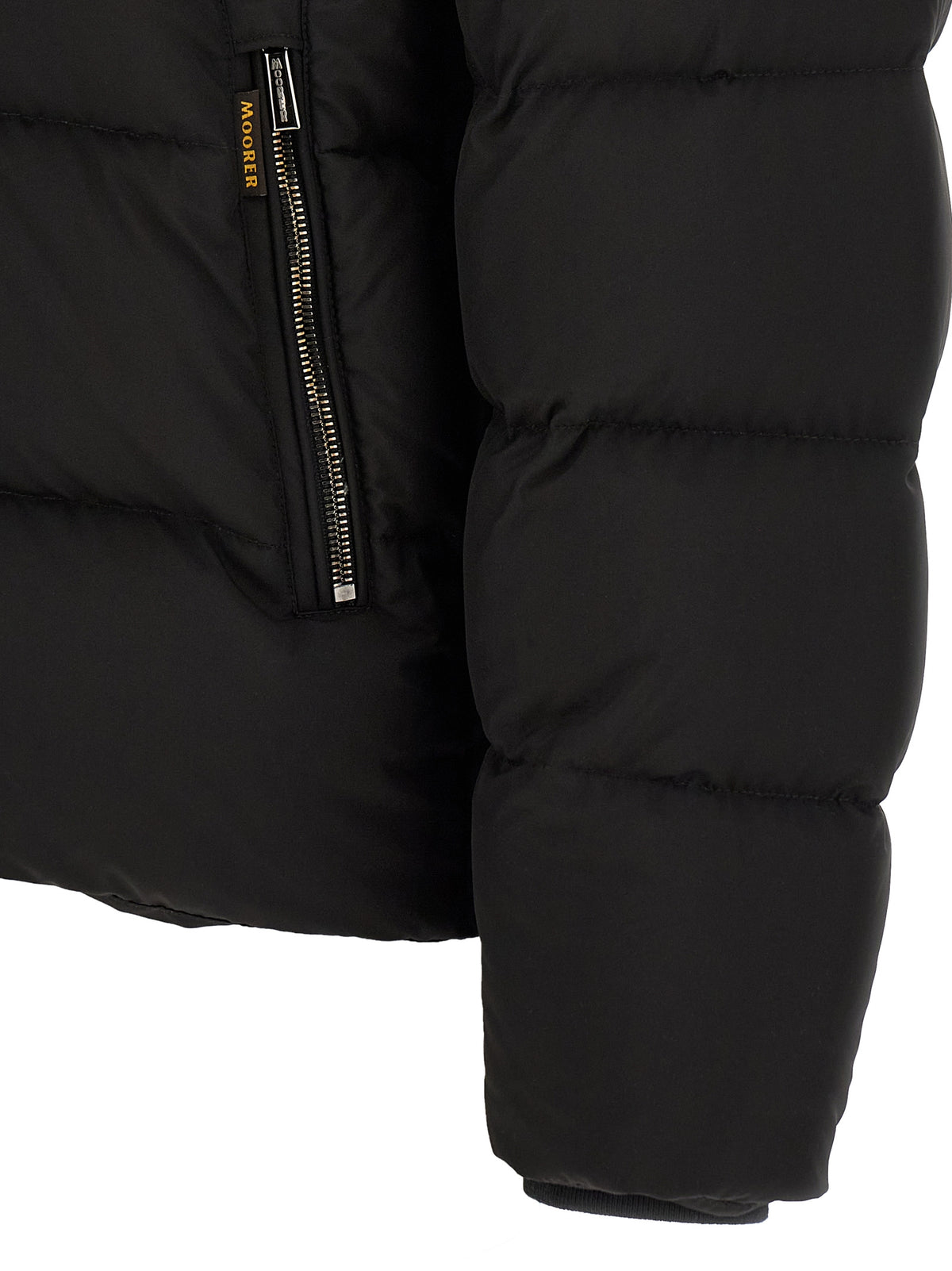 Black Wool Bomber