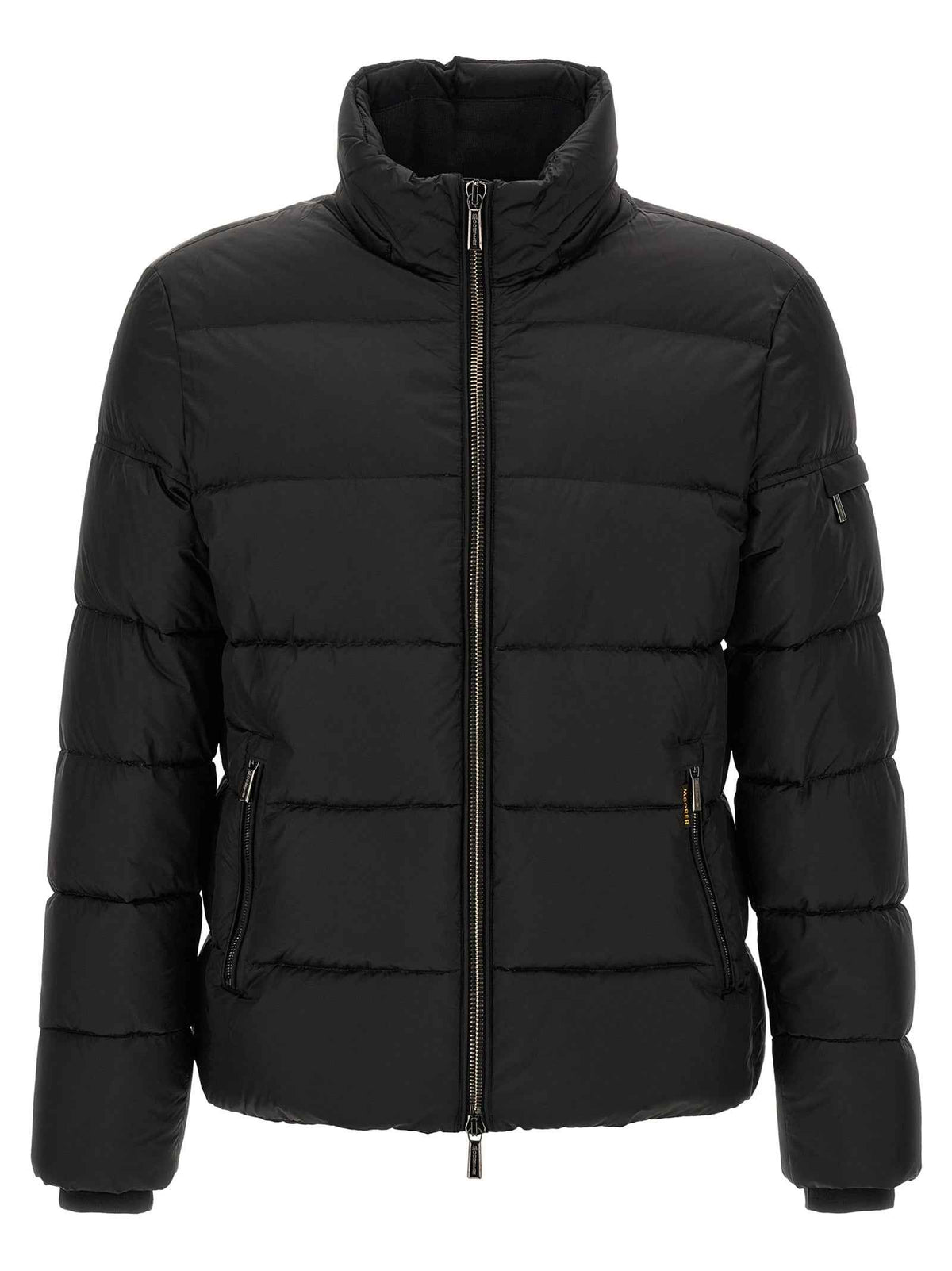 Black Wool Bomber