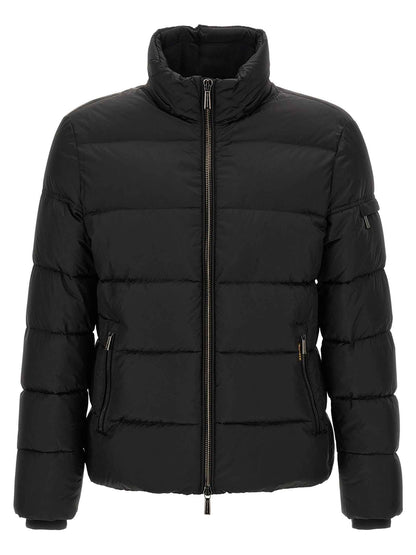 Black Wool Bomber
