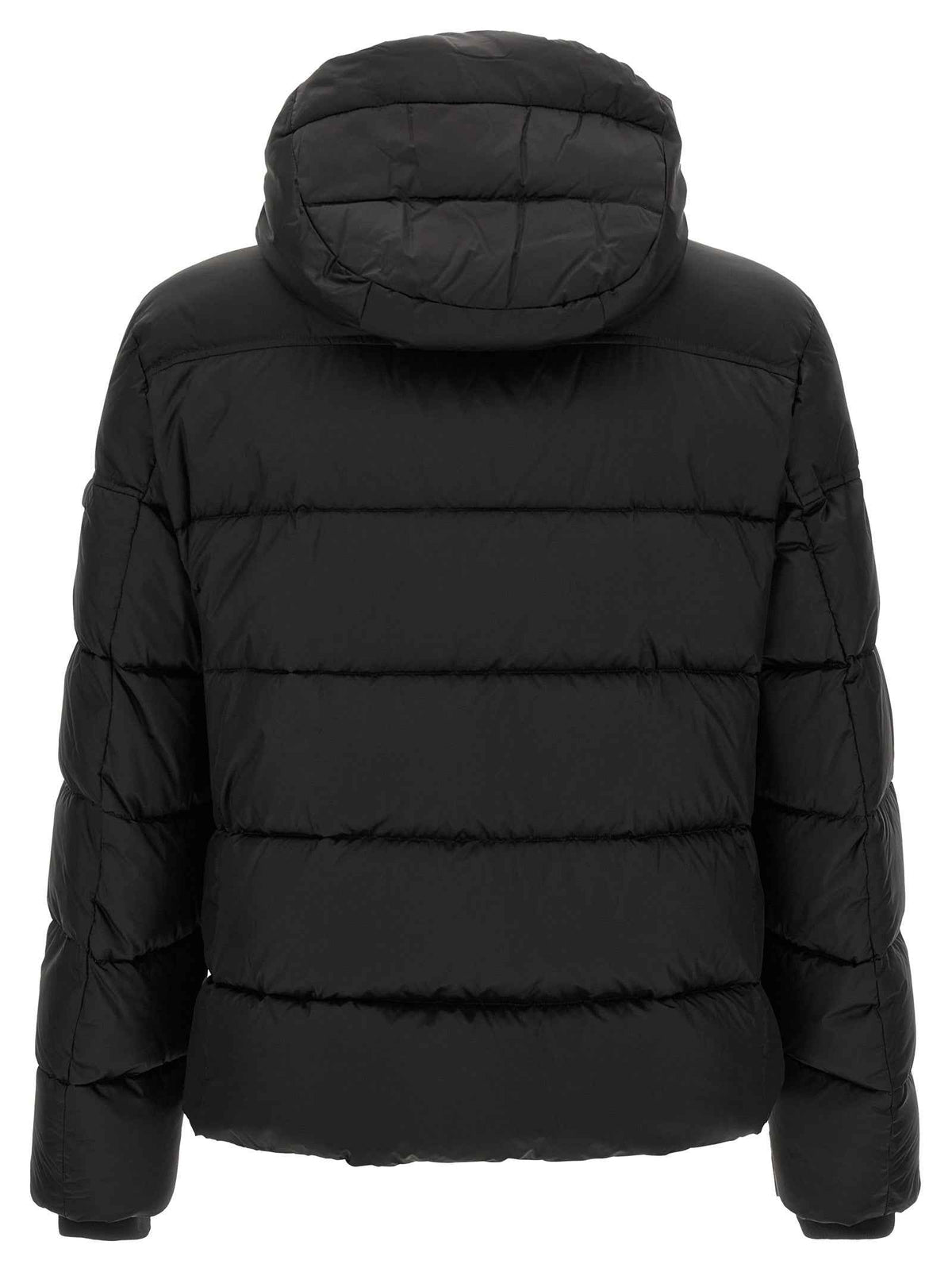 Black Wool Bomber