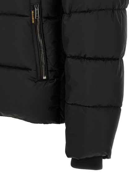Black Wool Bomber