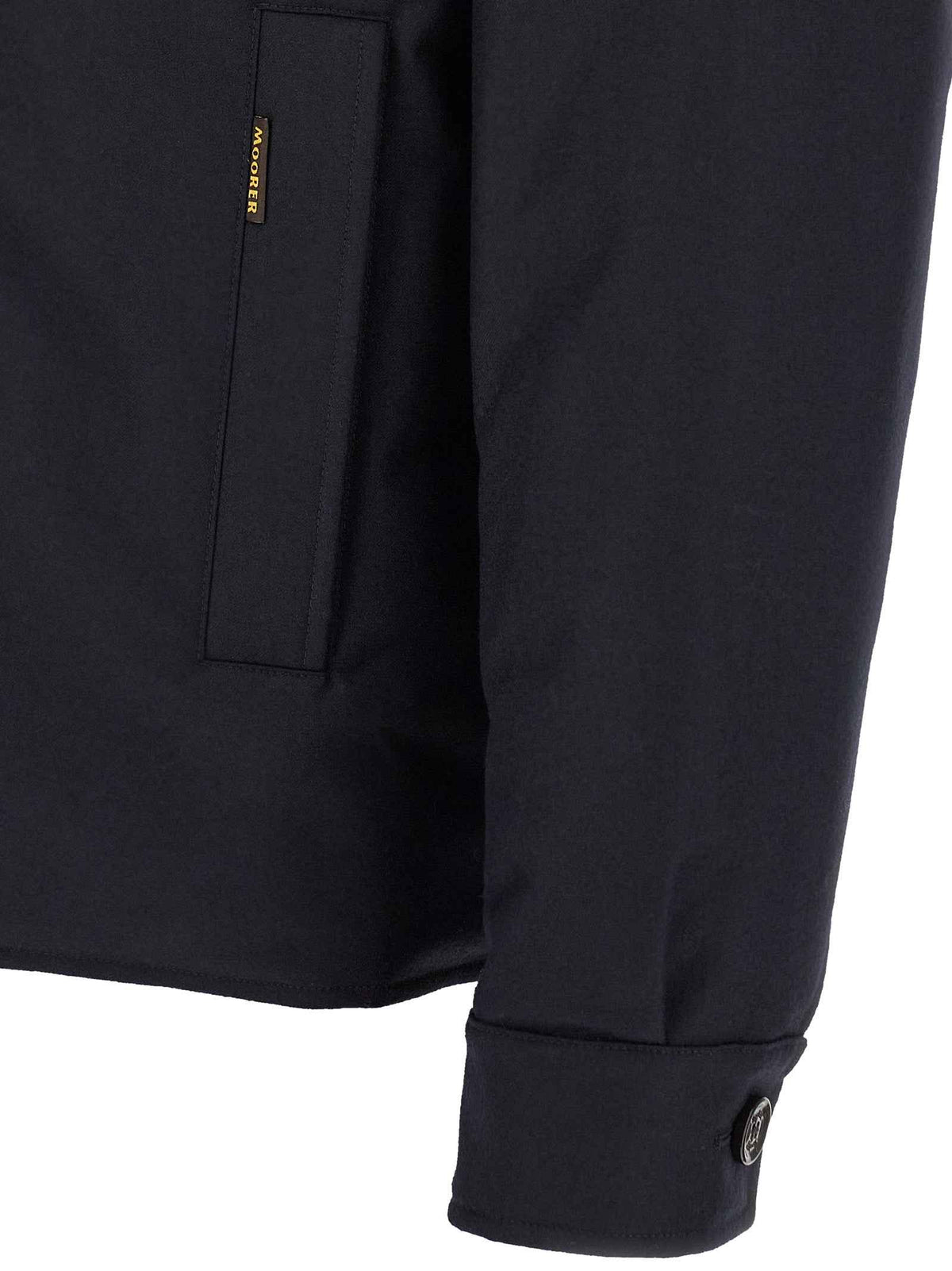 Blue Wool Full-Length Jacket