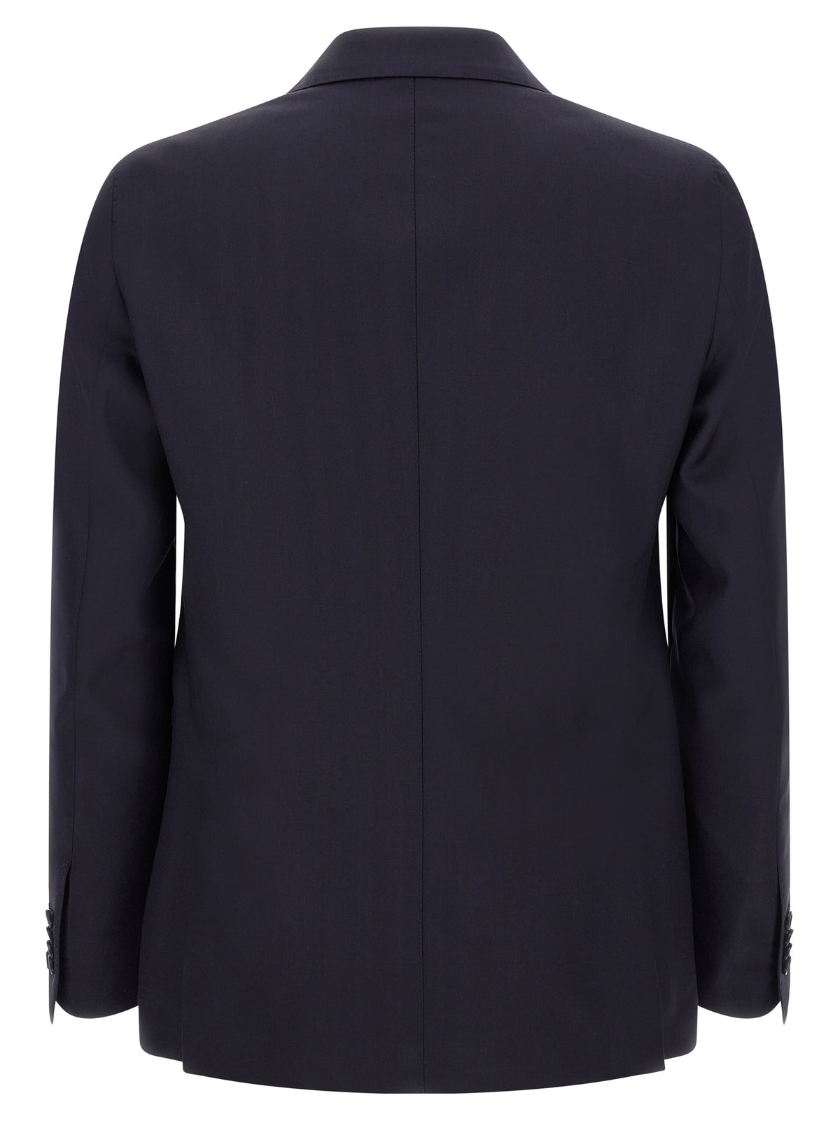 Blue Virgin Wool Two-Piece Suit