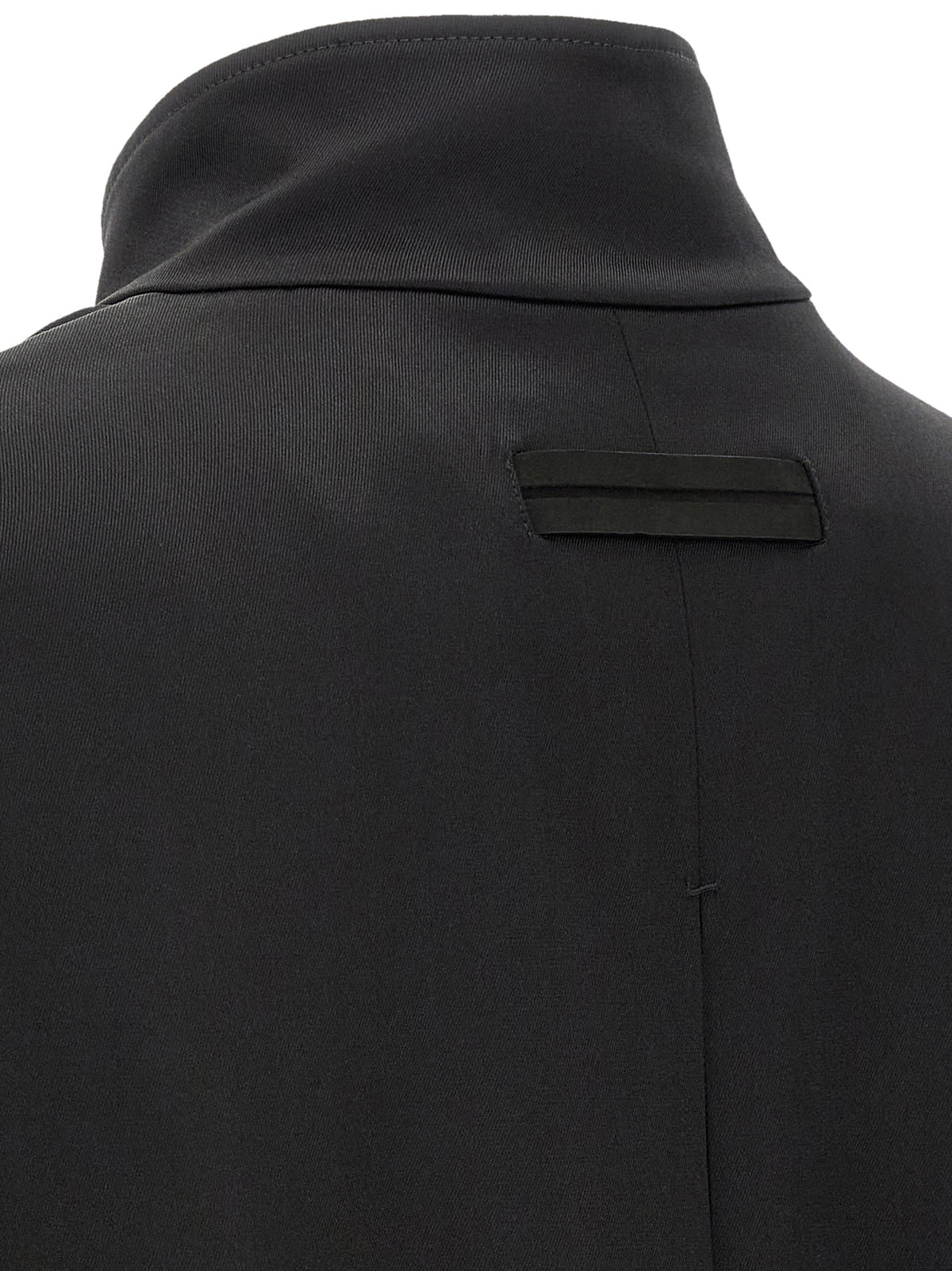 Black Satin Sweatshirt