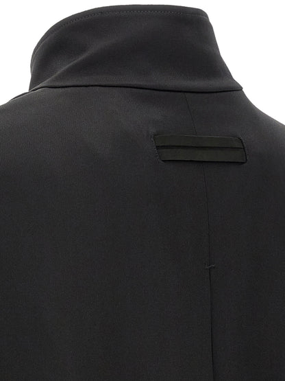 Black Satin Sweatshirt