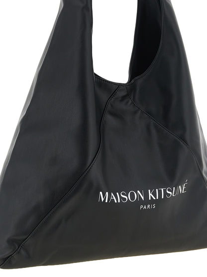 Black Polyethylene Shoulder Bag