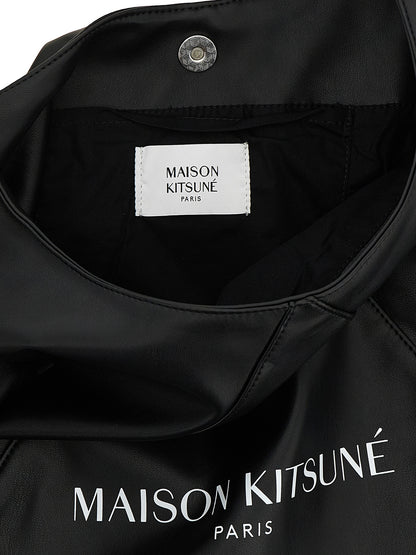 Black Polyethylene Shoulder Bag