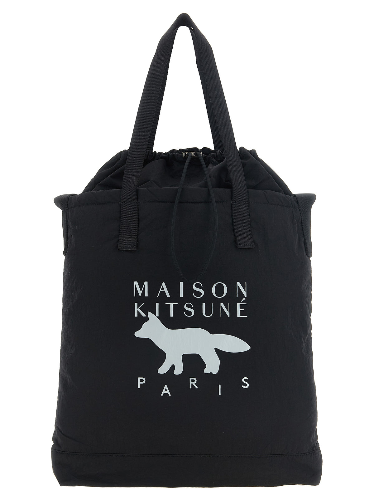 Black Nylon Tote Bag