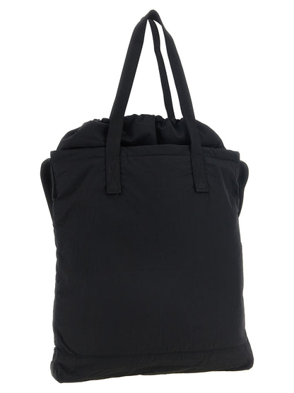Black Nylon Tote Bag