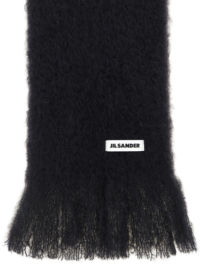 Black Wool Scarf
