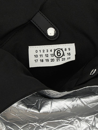 Silver Polyethylene Tote Bag