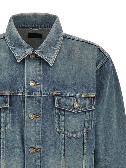 Blue Cotton Denim Jacket