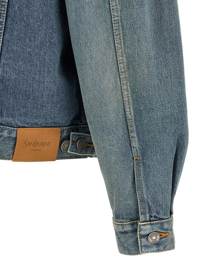 Blue Cotton Denim Jacket