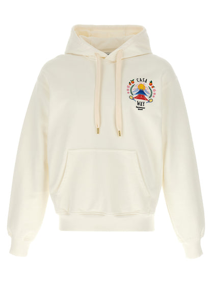 White Cotton Sweatshirt