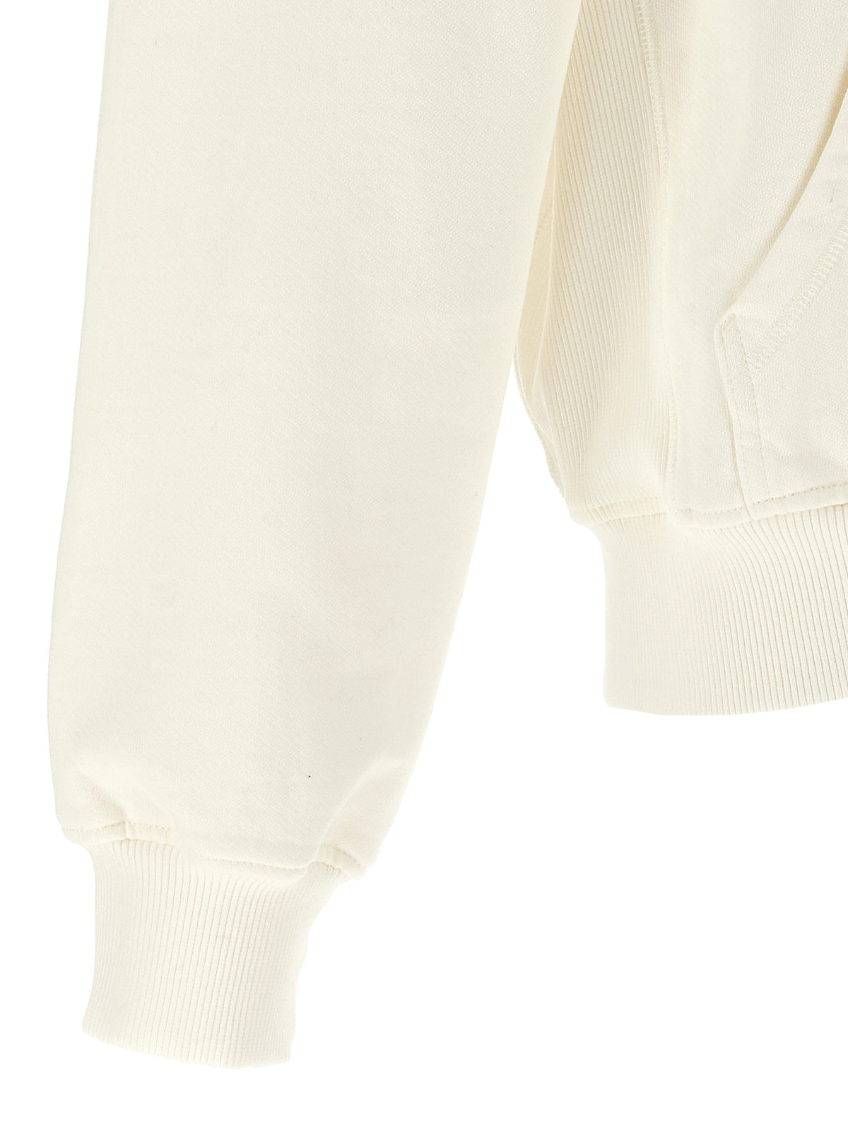 White Cotton Sweatshirt