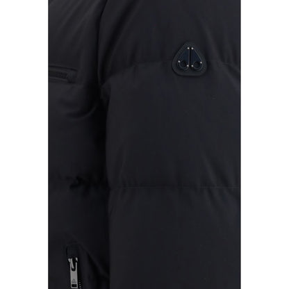 Black Nylon Full-Length Jacket