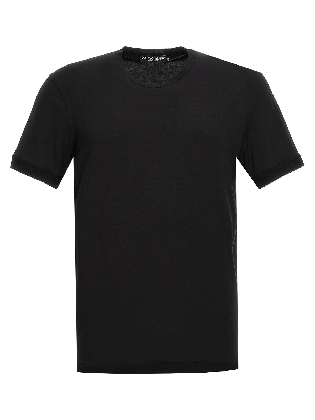 Black Viscose T-Shirt