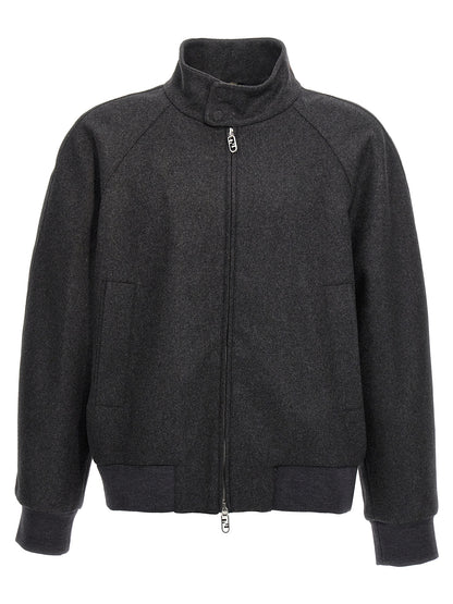 Gray Cashmere Jacket