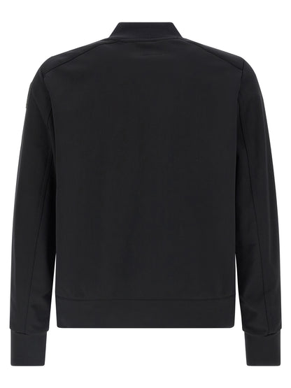 Black Polyester Sweatshirt
