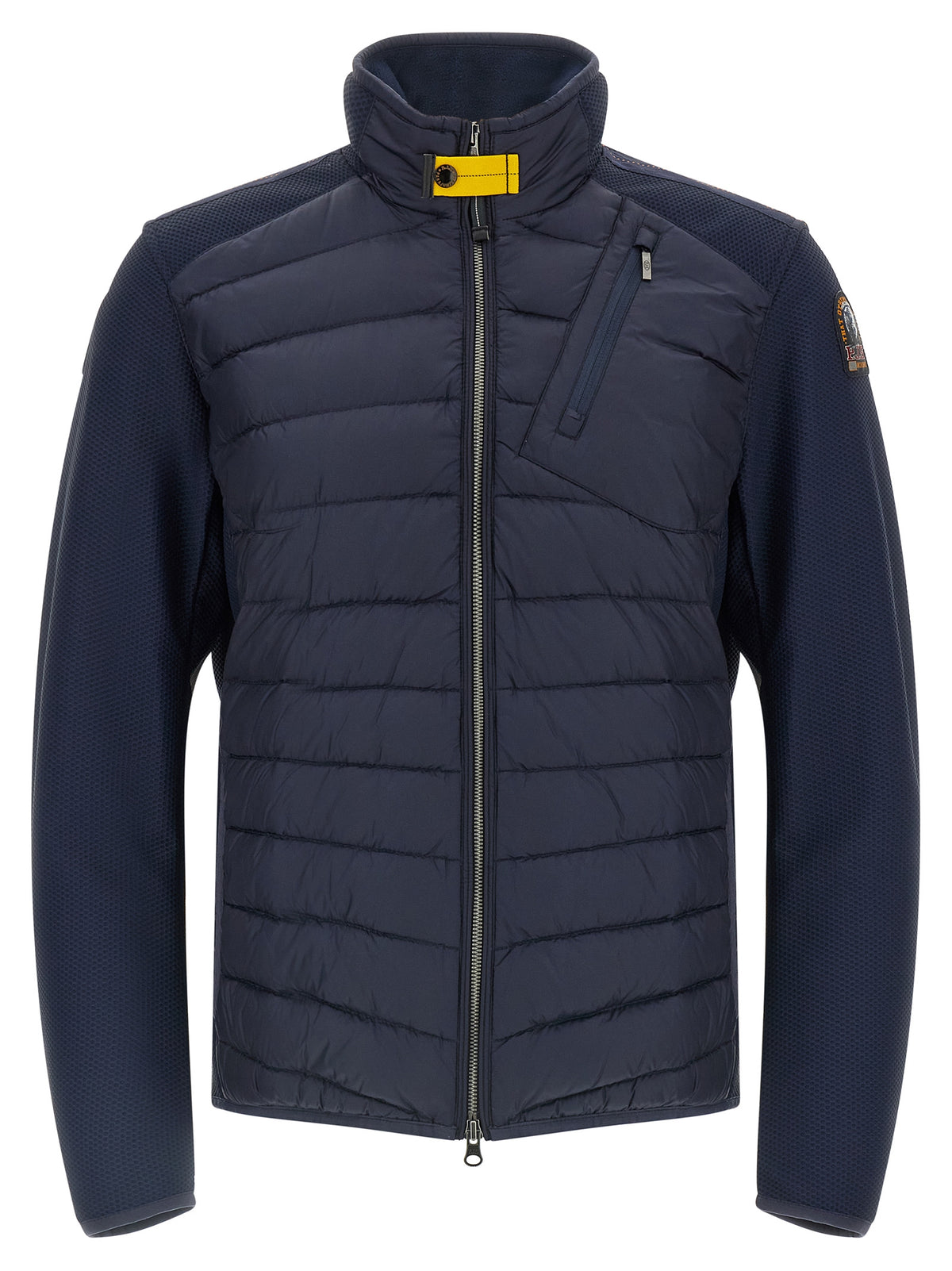 Blue Polyamide Full-Length Jacket