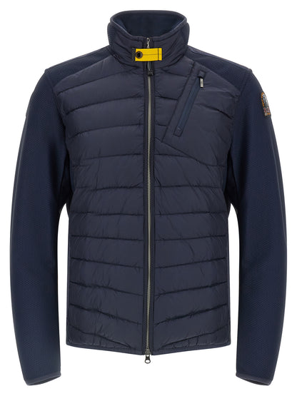 Blue Polyamide Full-Length Jacket