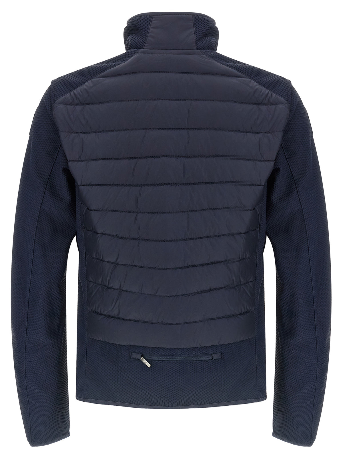 Blue Polyamide Full-Length Jacket